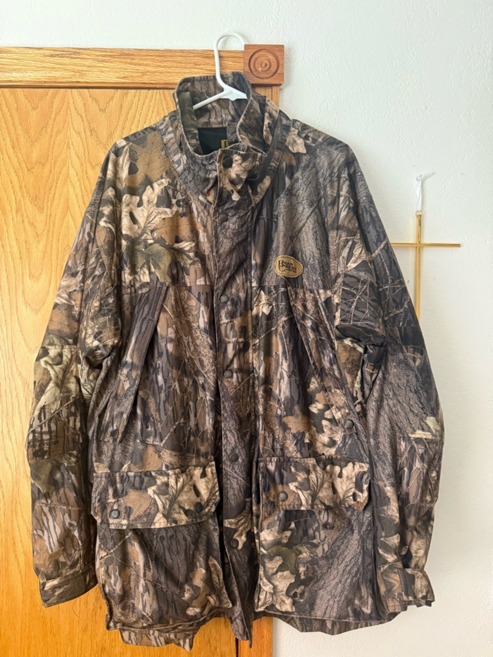 Bear Creek Outfitters Camouflage Jacket Pockets Hunting Zip Up